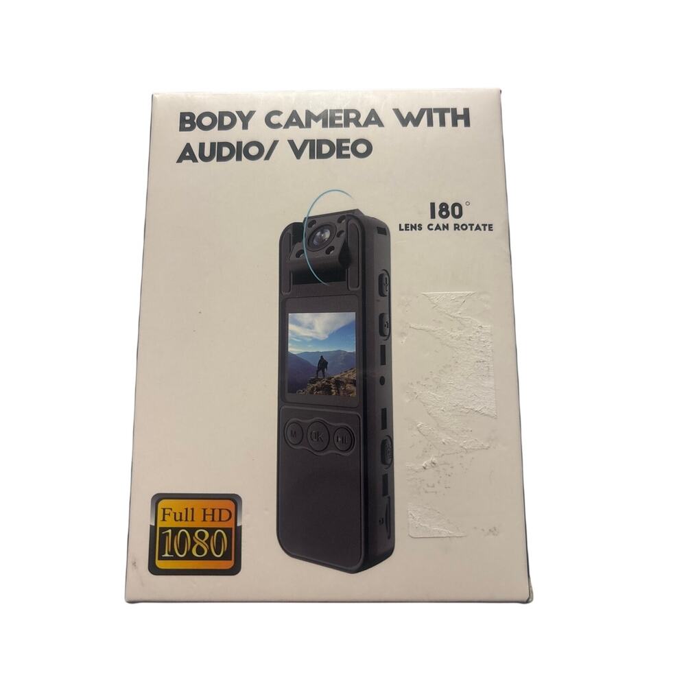 Body Camera - Audito and Video Recording 1080P FHD Wearable Body Cam 128GB